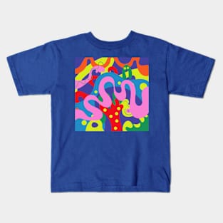 Abstract floral Kids T-Shirt